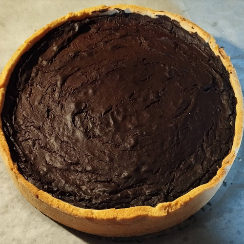 Flan au chocolat 